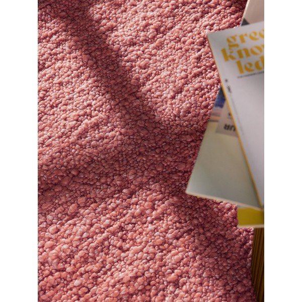 Rankų darbo tamsiai rožinės spalvos iš boucle kilimas 80x200 cm Notting Hill Portobello – Ted Baker-image-2