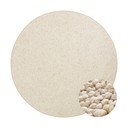 Apvalios formos kilimas kreminės spalvos ø 133 cm Wolly – BT Carpet