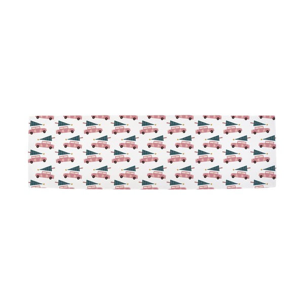 Stalo takelis iš medvilnės su Kalėdų motyvu 40x140 cm Christmas Ride – Butter Kings
