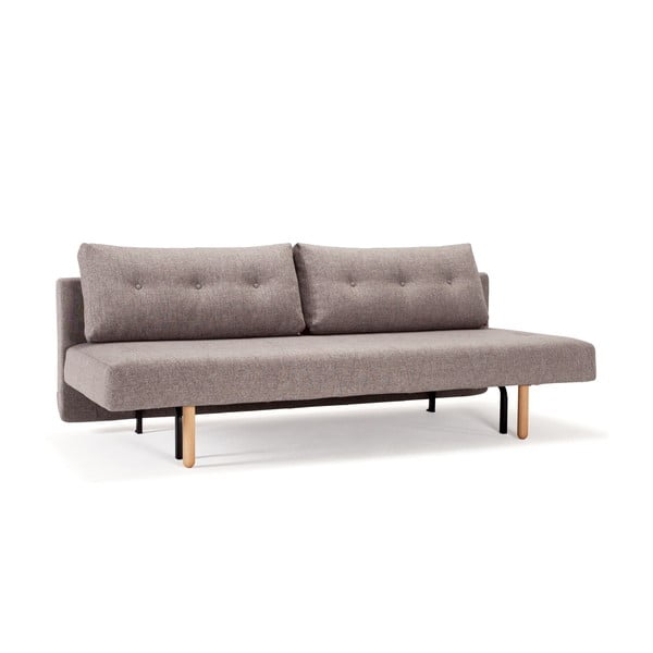 Pilkos ir smėlio spalvos sofa-lova Inovacijos "Recast