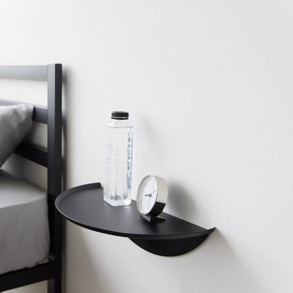 Iš metalo sieninė lentyna juodos spalvos 40 cm Tower – YAMAZAKI-image-3