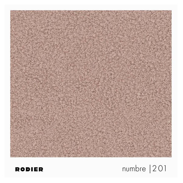 Rožinės spalvos iš boucle taburetė Monce – Rodier-image-3