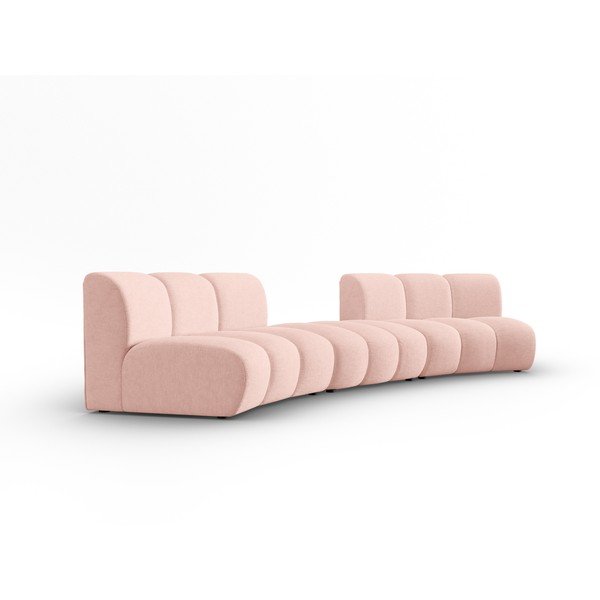 Sofa rožinės spalvos 367 cm Lupine – Micadoni Home-image-2