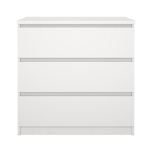 Baltos spalvos šoninė spintelė 77x76x50 cm Naia – Tvilum-image-3
