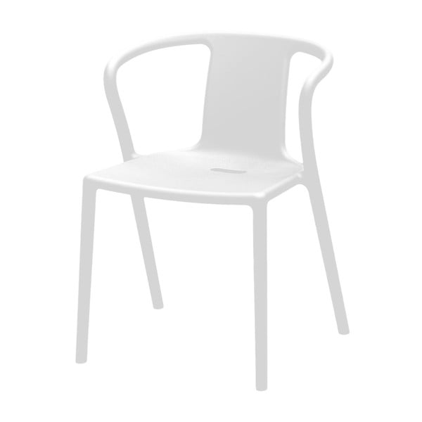 Balta valgomojo kėdė su porankiais "Magis Air