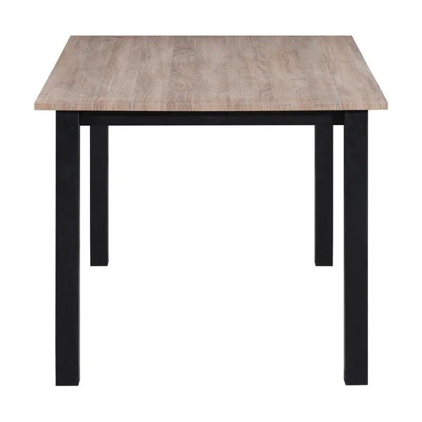 Valgomojo stalas su ąžuolo dekoro stalviršiu 80x120 cm Durham – Støraa-image-3