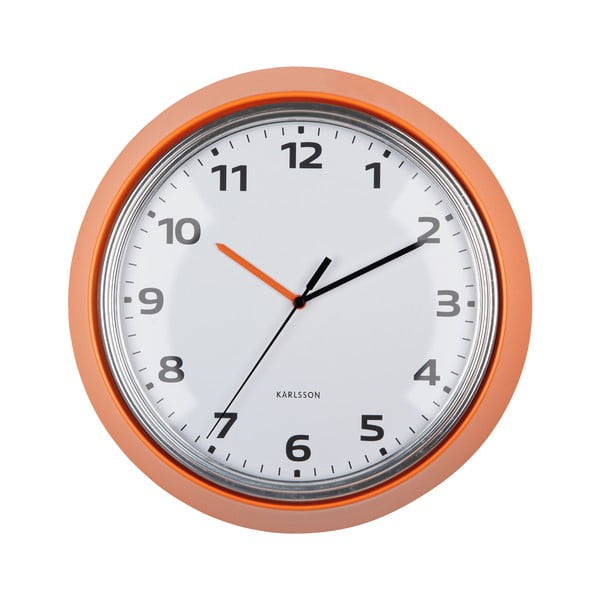 Sieninis laikrodis ø 34 cm Modern Retro – Karlsson