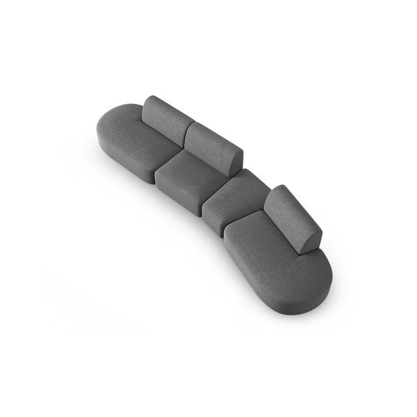 Sofa pilkos spalvos 412 cm Shane – Micadoni Home-image-2
