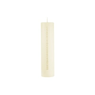 Advento žvakė su skaičiais Unipar, degimo trukmė 98 val.