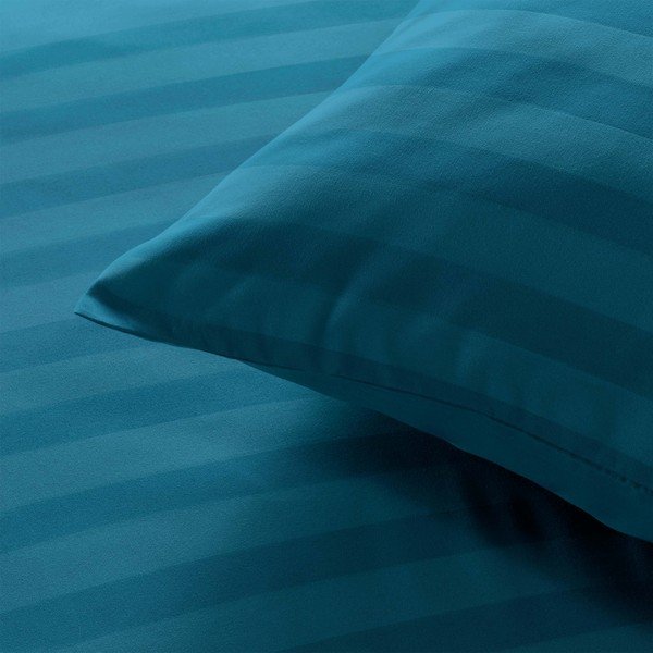 Iš mikropluošto dvigulė/itin ilga patalynė mėlynos spalvos 240x220 cm Cleo – douceur d'intérieur-image-2