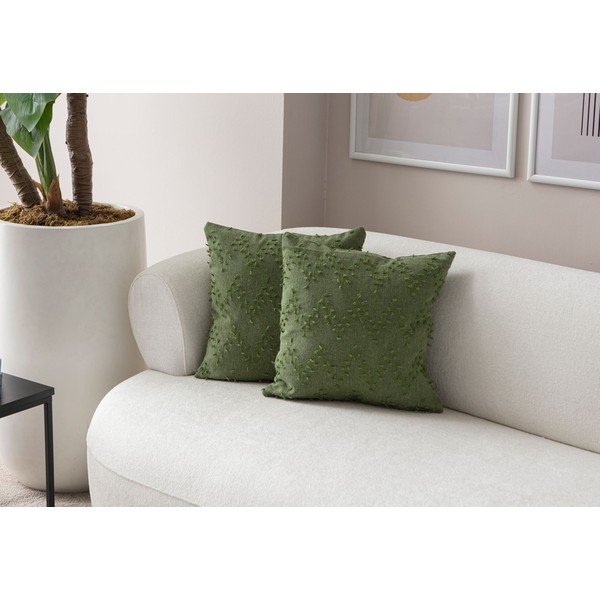 Dekoratyviniai pagalvių užvalkalai 2 vnt. 43x43 cm Tuffet – Mioli Decor-image-2