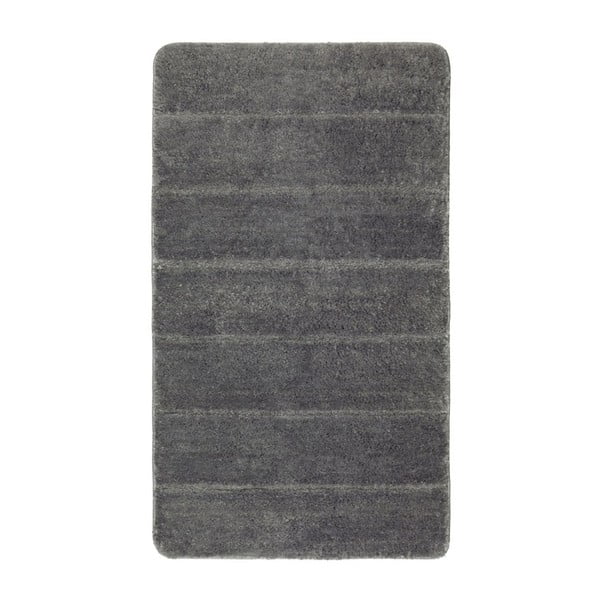 Wenko Steps tamsiai pilkas vonios kambario kilimėlis, 120 x 70 cm