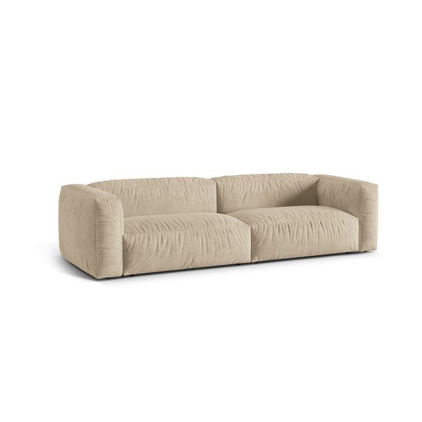 Smėlio spalvos iš velveto sofa 320 cm Martina – Micadoni -image-2