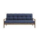 Sulankstoma sofa tamsiai mėlynos spalvos 205 cm Knob – Karup Design