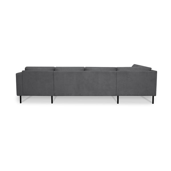 Kampinė sofa tamsiai pilkos spalvos (su kairiuoju kampu/„U“ formos) Hero – Scandic-image-3