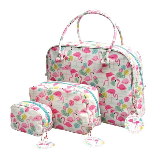 Kosmetinė rankinė Rex London Flamingo Bay, 29 x 16,5 cm-image-2