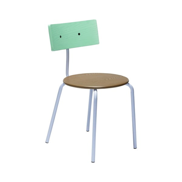 Valgomojo kėdės žalios spalvos/natūralios spalvos 4 vnt. Koi – Hübsch