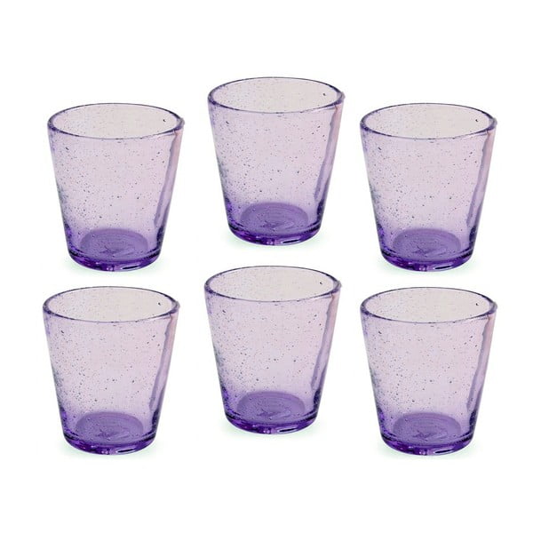 6 violetinių stiklinių rinkinys "VDE Tivoli 1996 Cancun", 330 ml