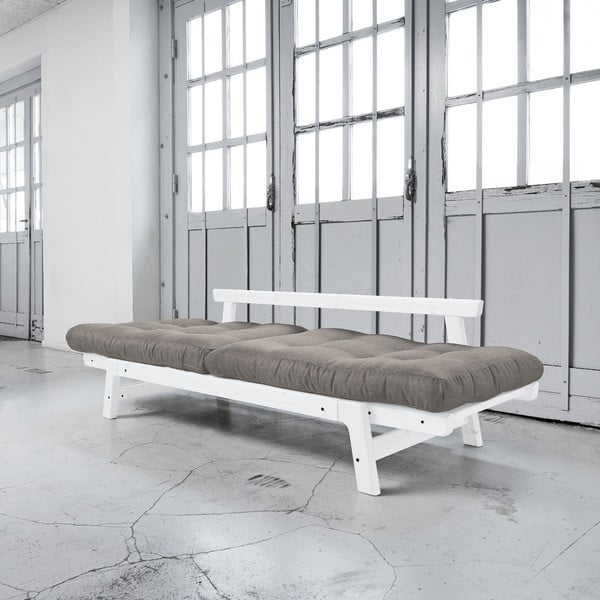 Sofa lova "Karup Step" balta/ granito pilka-image-3