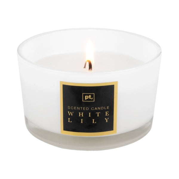 PT LIVING kvapioji žvakė su baltųjų lelijų aromatu, degimo trukmė 27 val.
