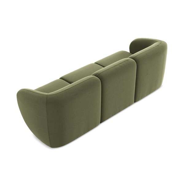 Žalios spalvos sofa iš velveto 244 cm Lani – Makamii-image-3