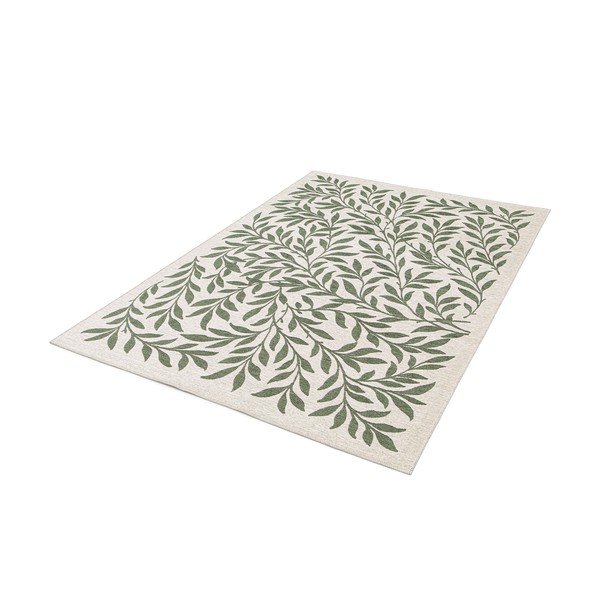 Žalios spalvos/kreminės spalvos lauko ir vidaus kilimas 80x150 cm Lua – Universal-image-3