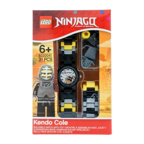 Laikrodis su LEGO® Ninjago Kendo Cole figūrėle-image-4