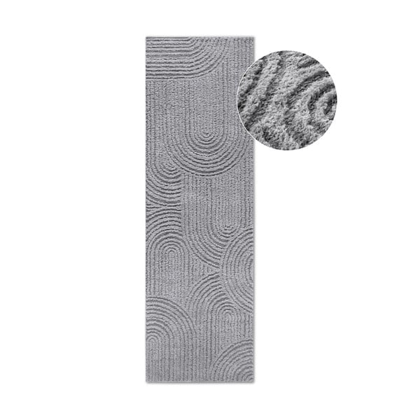 Kilimas pilkos spalvos 80x240 cm Chappe Light Grey – Elle Decoration