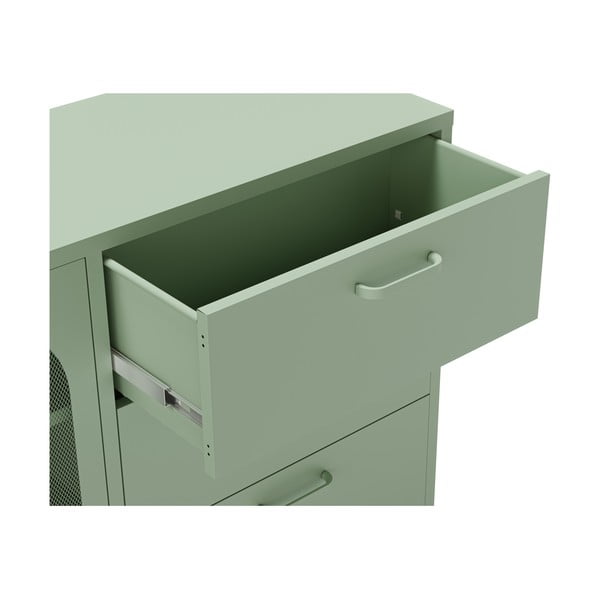 Šoninė spintelė mėtų spalvos 140x90 cm Diora – Marckeric-image-4