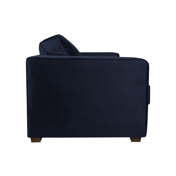Tamsiai mėlyna trijų vietų sofa Cosmopolitan Design Denver-image-2