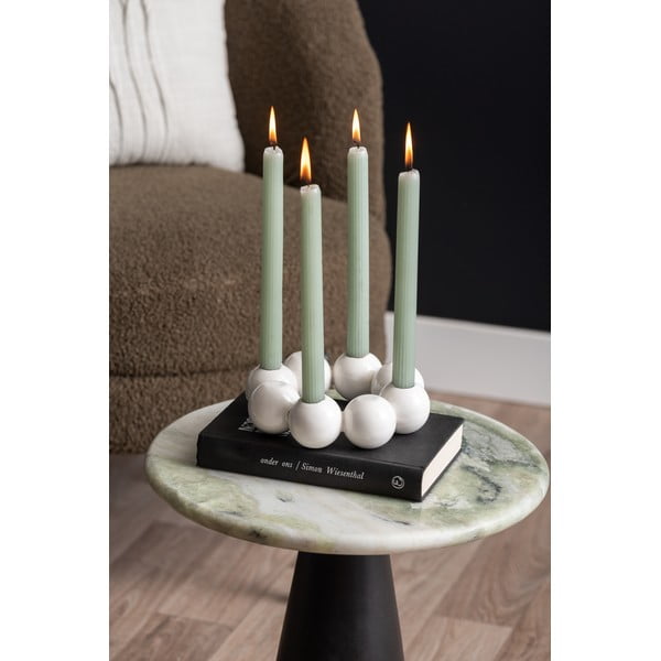 Iš marmuro apvalios formos šoninis stalas ø 40 cm Force – Leitmotiv-image-4