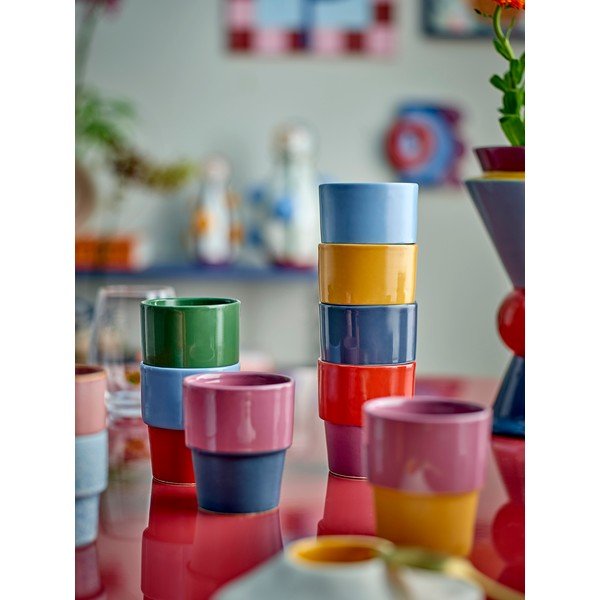 Iš molio puodeliai 4 vnt. kapučino 150 ml Ewan – Bloomingville-image-3