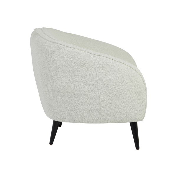 Iš boucle krėslas baltos spalvos Almond – Light & Living-image-3