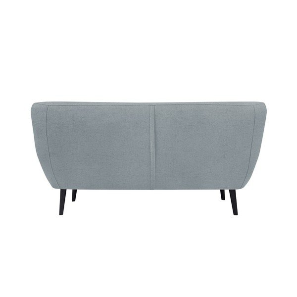 Šviesiai mėlyna dvivietė sofa su rudomis kojomis Mazzini Sofas Piemont-image-1