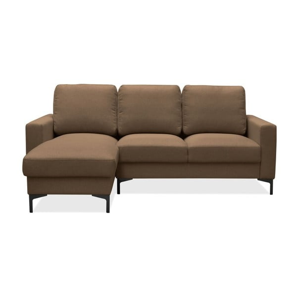Šviesiai ruda kampinė sofa "Cosmopolitan" dizainas Atlanta, kairysis kampas