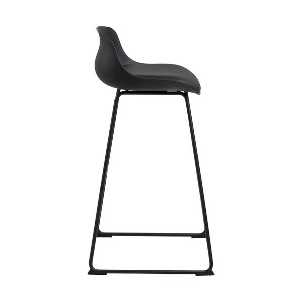 Juodos spalvos baro taburetė (sėdynės aukštis 76 cm) Tina – Actona-image-4