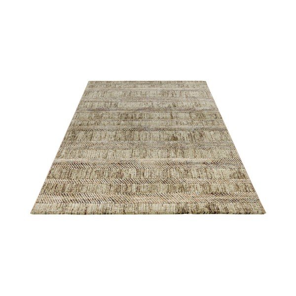 Žalios ir kreminės spalvos kilimas Elle Decoration Arty Gonesse, 80 x 150 cm-image-3