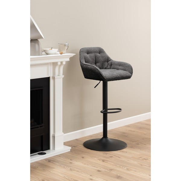 Su pasukimo funkcija baro taburėtės tamsiai pilkos spalvos 2 vnt. 109 cm Brooke – Actona-image-1