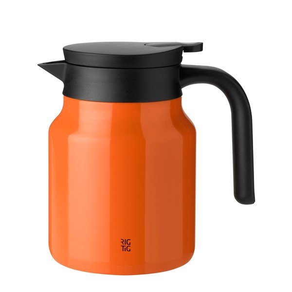 Oranžinės spalvos iš nerūdijančio plieno termosas 900 ml Therm-It – RIG-TIG