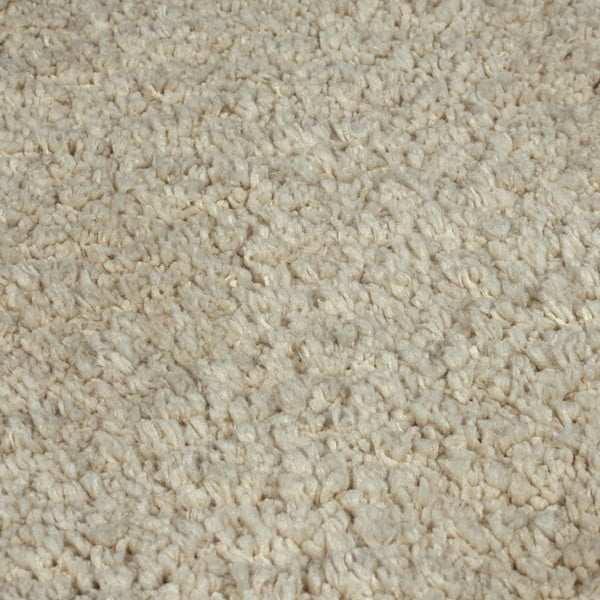 Skalbiamas iš perdirbto pluošto apvalios formos kilimas smėlio spalvos 180x180 cm Fluffy – Flair Rugs-image-2