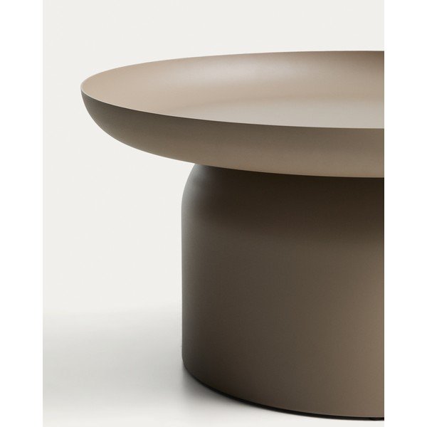 Iš metalo apvalios formos sodo kavos staliukas ø 70 cm Arcola – Kave Home-image-4