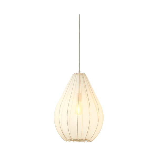 Kabantis šviestuvas smėlio spalvos ø 38 cm su tekstiliniu gaubtu Itela – Light & Living