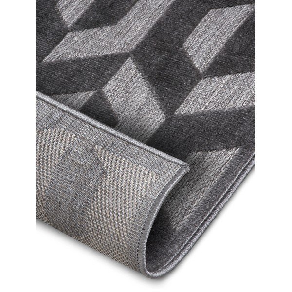 Kilimas antracito spalvos 133x190 cm Iconic Hexa – Hanse Home-image-4