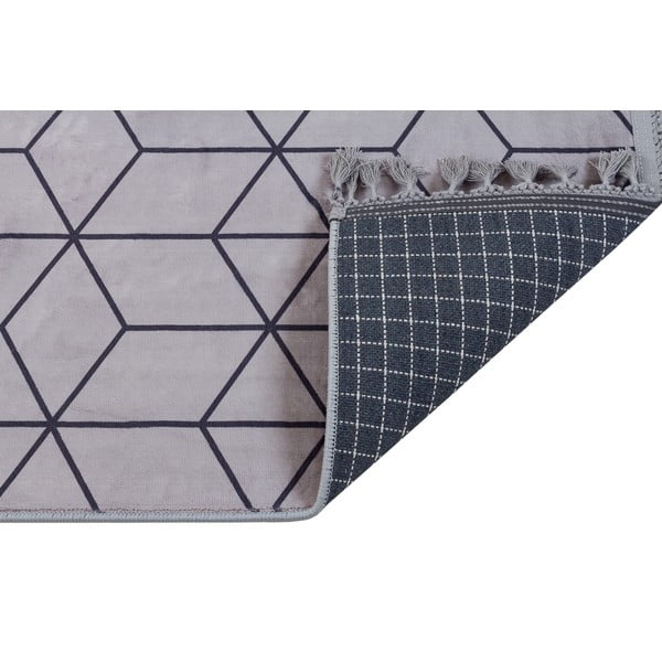 Pilkas plaunamas kiliminis takelis 300x100 cm - Vitaus-image-2