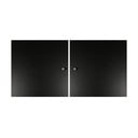 Juodos durys modulinei lentynų sistemai 2 vnt. 32x33 cm Mistral Kubus - Hammel Furniture