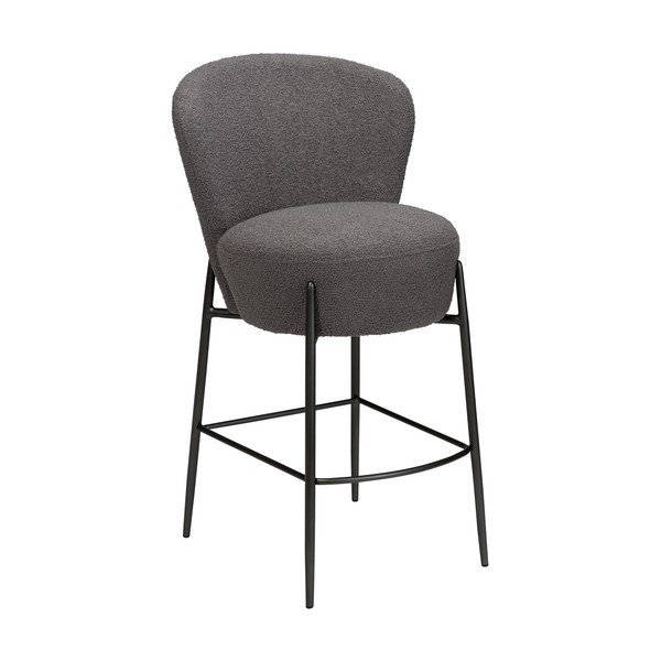 Pilkos spalvos baro taburetė (sėdynės aukštis 68 cm) Orbit – DAN-FORM Denmark