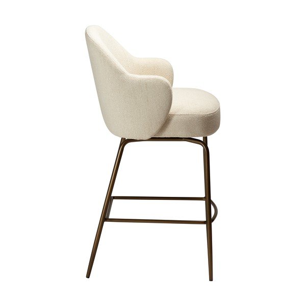 Smėlio spalvos su pasukimo funkcija baro taburetė (sėdynės aukštis 70 cm) Bae – DAN-FORM Denmark-image-3