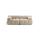 Iš boucle sofa smėlio spalvos 188 cm Bellis – Micadoni Home