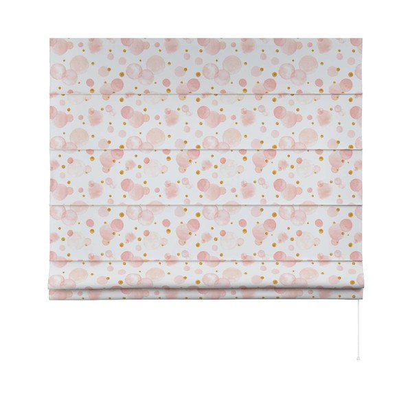 Baltos ir rožinės spalvos vaikiški roletai 170x100 cm Magic - Yellow Tipi-image-3