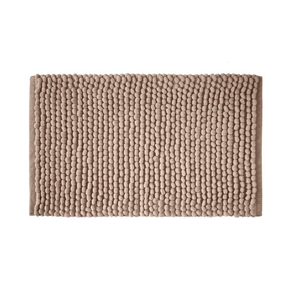 Vonios kilimėlis rudos spalvos 50x80 cm Aspen Bobble – Bianca